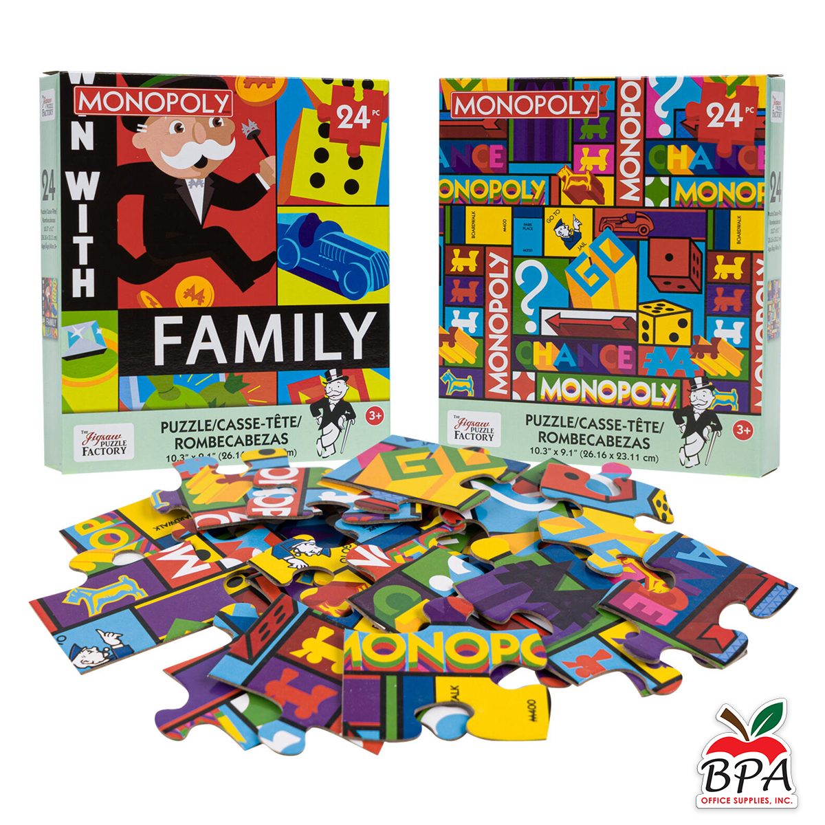 Rompecabeza •  Rompecabezas de 24 piezas "Retro Monopoly"